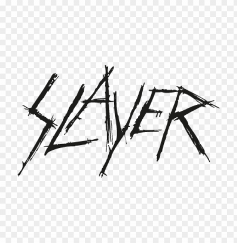 slayer band vector logo download free Isolated Graphic Element in HighResolution PNG