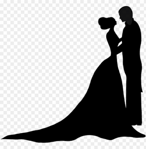 sleeping beauty clipart bride groom silhouette wedding - bride and groom silhouette clipart Clear background PNGs