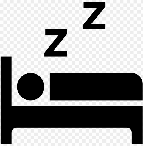 Sleeping In Bed Icon PNG Transparent Designs