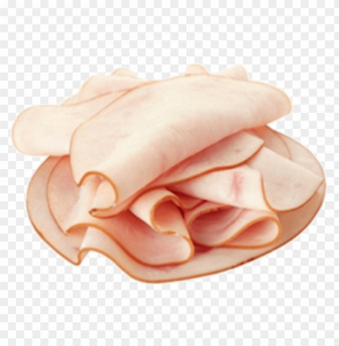 sliced ham image - turkey lunch meat PNG with transparent bg