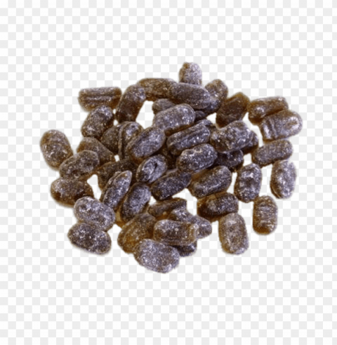 small brown lozenges PNG Image Isolated with Clear Background