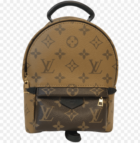 small dustbag designed for louis vuitton handbags - louis vuitton lv palm spring backpack reverse monogram Transparent Background Isolated PNG Item