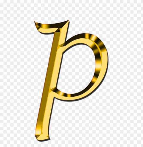 Small Letter P ClearCut Background PNG Isolated Item