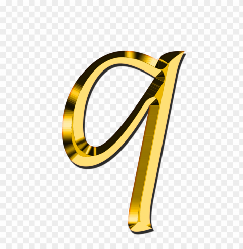 Small Letter Q ClearCut Background PNG Isolated Subject