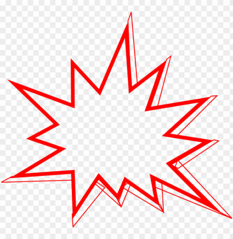 Small - Superhero Pow Clear Background PNG Isolated Element Detail