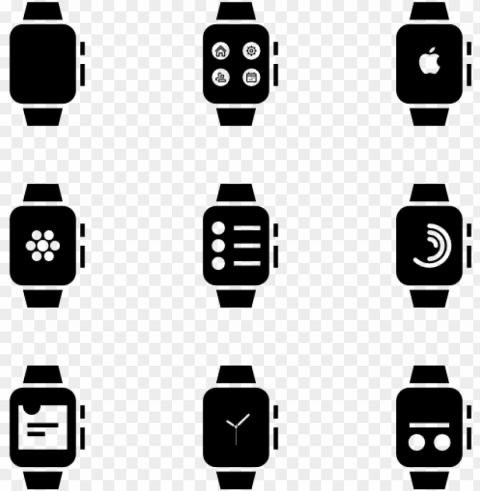 smartwatch 11 icons - smartwatch icon PNG clear background