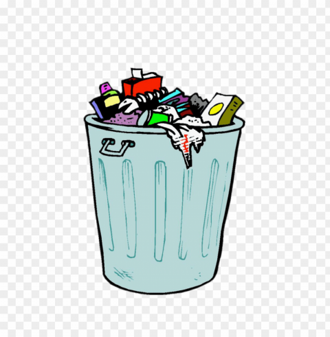 smelly garbage bin Transparent PNG Isolated Graphic Element
