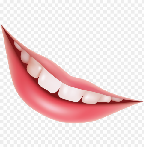 smile teeth Transparent PNG Isolated Graphic with Clarity