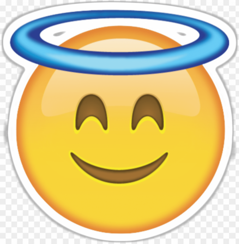 smiley emoji stickers emoji symbols emojis emoji - emojis de whatsapp angel Clear background PNG images diverse assortment