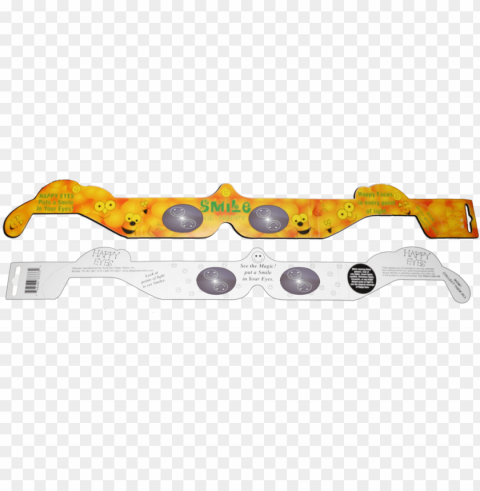 Smiley Face- Happy Eyes - Cartoo Transparent PNG Isolated Graphic Detail