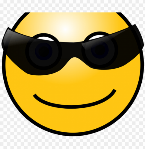 smiley face with glasses meme - gif cool face emoji PNG files with no background wide assortment