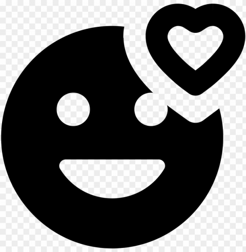 Smiling Face With Heart Icon - Icon Transparent PNG Pictures Archive