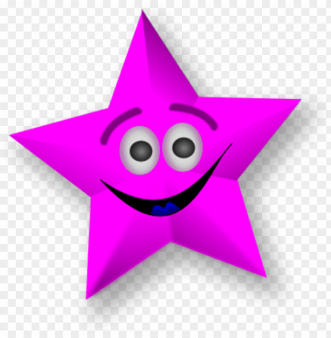 smiling - smiley star clipart PNG with no cost