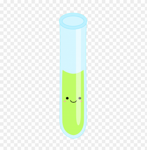 smiling test tube with green liquid PNG transparent photos vast collection