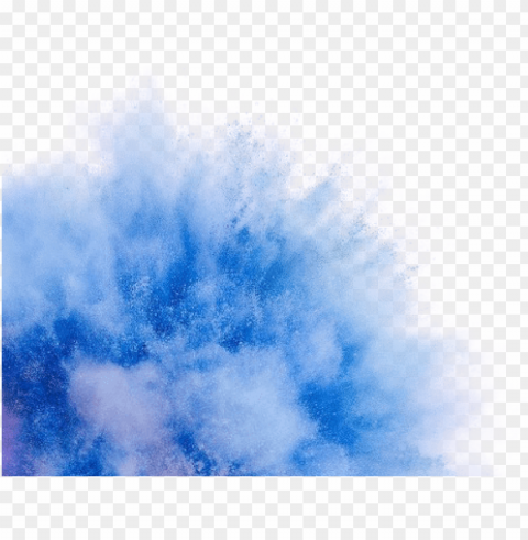 smoke bomb - blue smoke Isolated Icon in HighQuality Transparent PNG