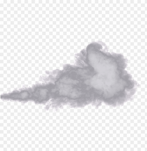 Smoke Cloud Transparent Background PNG Isolated Character