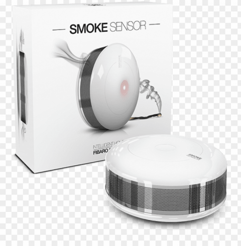 smoke sensor fibaro Isolated Element on HighQuality Transparent PNG