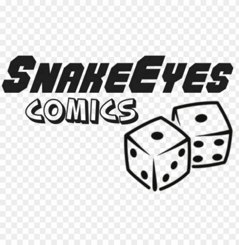 snake eyes dice PNG Graphic with Isolated Transparency