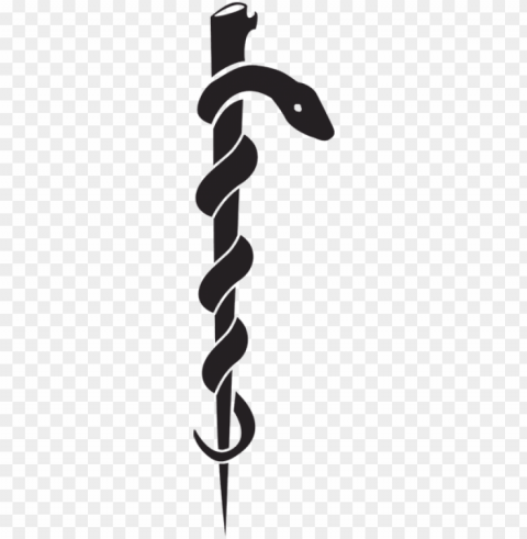 snake medical symbol - rod of asclepius vs caduceus of hermes Free PNG transparent images
