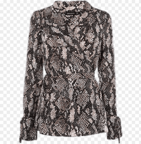 snakeskin blouse PNG photo without watermark