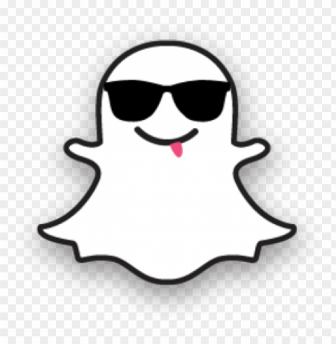snapchat ghost sunglasses Isolated Design Element in HighQuality Transparent PNG