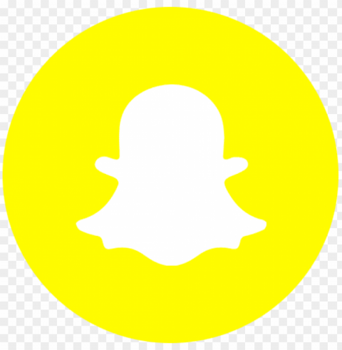 snapchat logo icon - snapchat logo circle PNG transparent images mega collection
