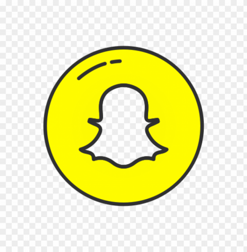 snapchat logo design Free PNG images with alpha transparency