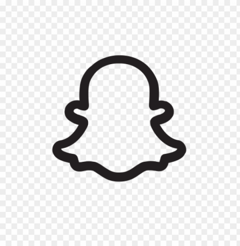snapchat logo transparent Clear PNG pictures package