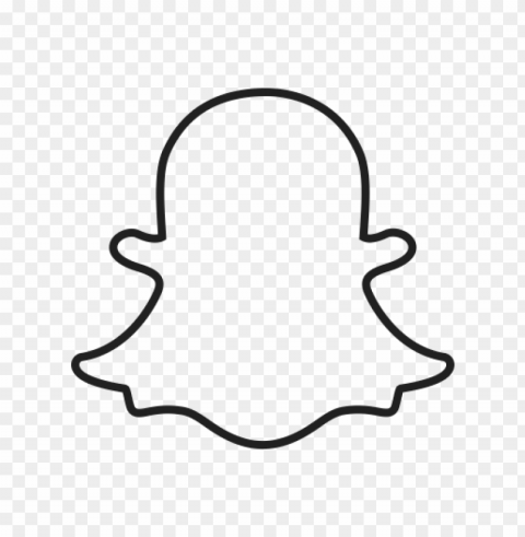 snapchat logo wihout background Free PNG images with alpha channel