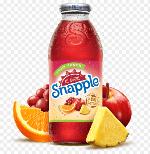 Snapple PNG Image With Isolated Graphic Element