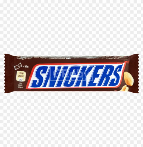 snickers Clean Background Isolated PNG Object