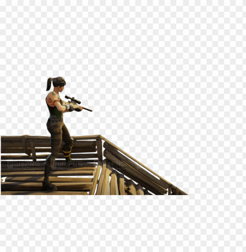 sniper on stairs fortnite thumbnail template - fortnite sniper PNG transparent graphics for download