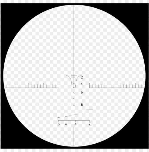 sniper scope view graphic - nightforce reticle PNG transparent elements complete package