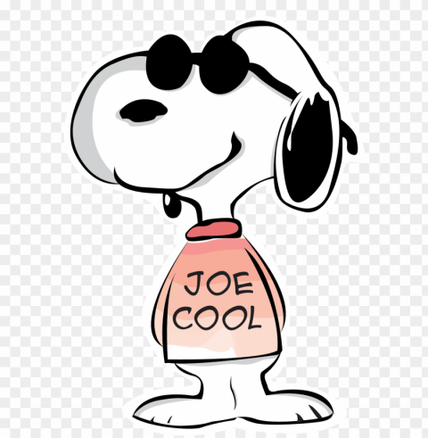 snoopy cartoon - joe cool snoopy PNG Isolated Subject with Transparency