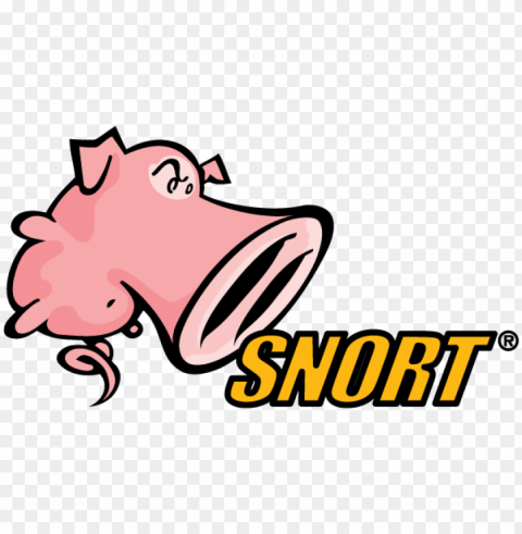 Snort Logo Isolated Design In Transparent Background PNG