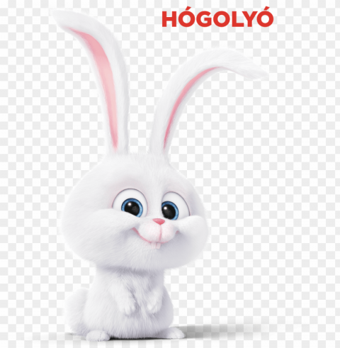snowball hungary - secret life of pets rabbit cute HighQuality Transparent PNG Isolated Graphic Design