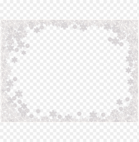 snowflake frame transparent PNG images with alpha transparency wide selection