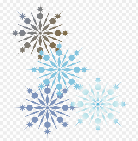snowflake frame transparent PNG images with no attribution