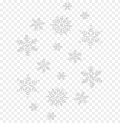snowflake frame transparent PNG cutout