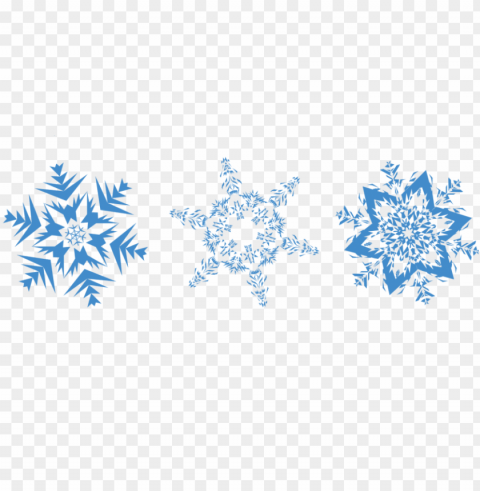 snowflake frame transparent PNG design