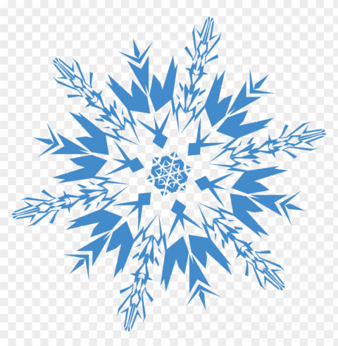 snowflake frame transparent PNG design elements