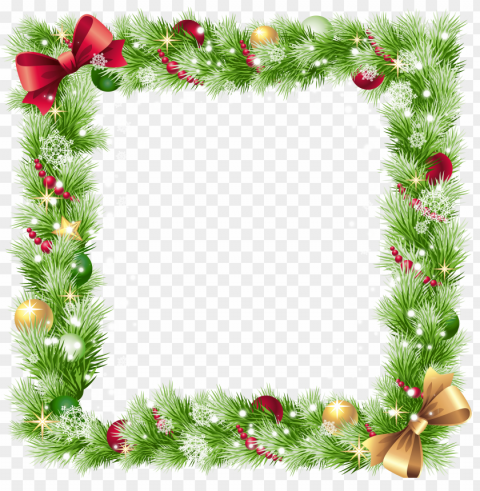 snowflake frame transparent PNG file with no watermark