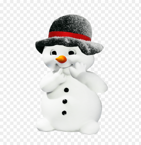 snowman black hat Clear PNG photos