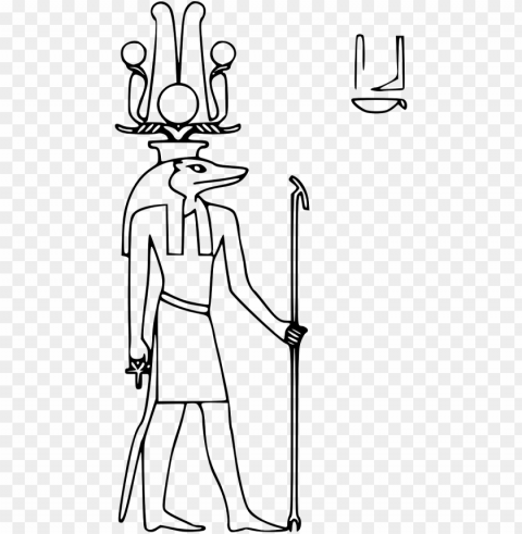 sobek egyptian hieroglyph - egyptian god symbol for sobek PNG transparent elements compilation