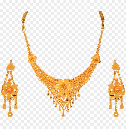 sober gold necklace set - ladies gold chain Transparent PNG graphics bulk assortment