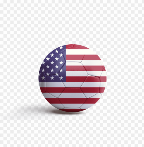 soccer ball with usa america flag hd Isolated Artwork in Transparent PNG