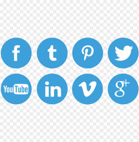 social icons - social media icon Transparent PNG Isolated Object with Detail