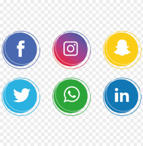 social media icons High-resolution transparent PNG images variety