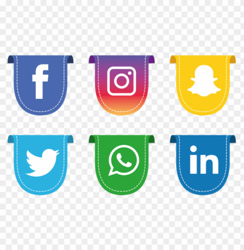 social media icons set social media icon and - facebook instagram icon Transparent PNG images bulk package