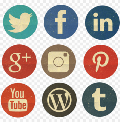 social media icons - social media platforms icons PNG images with alpha transparency layer